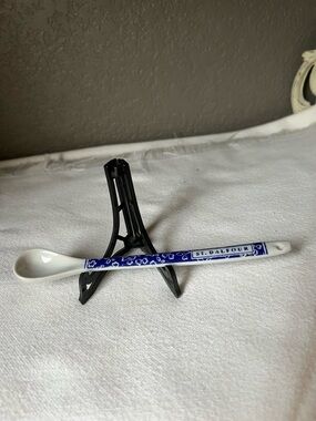 Vintage St. Dalfour ceramic jam spoon